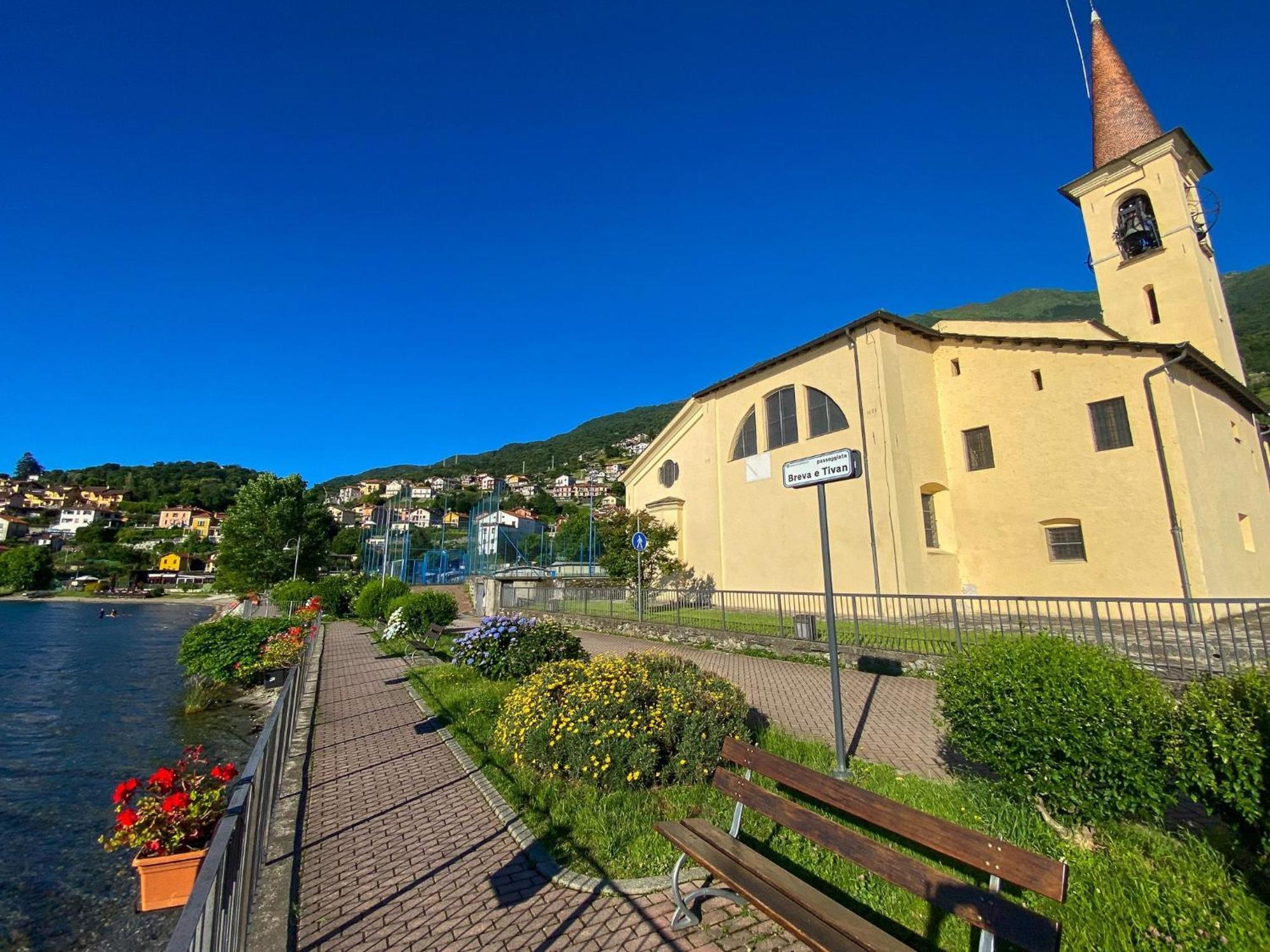 Tre Terre Ferienwohnung Pianello Del Lario Eksteriør bilde